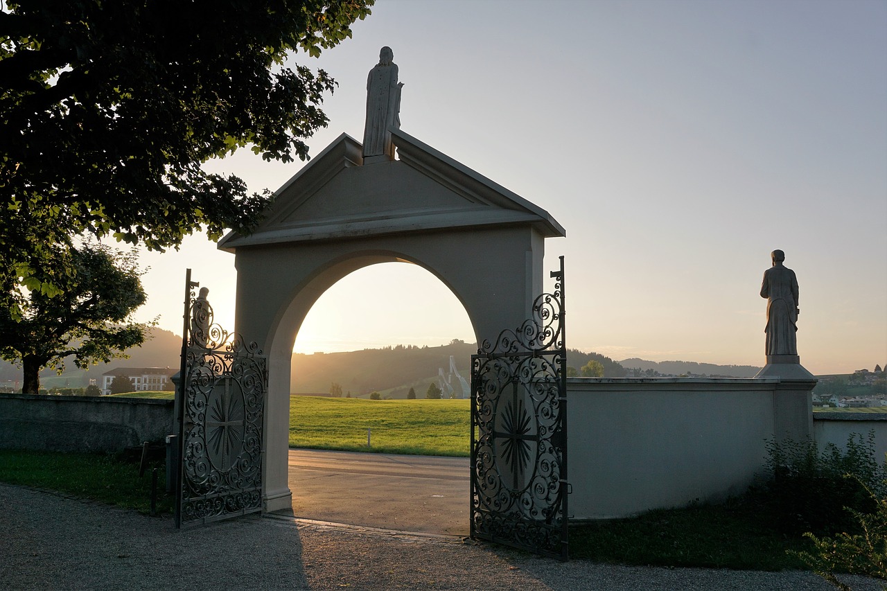 einsiedeln cemetery condolences free photo