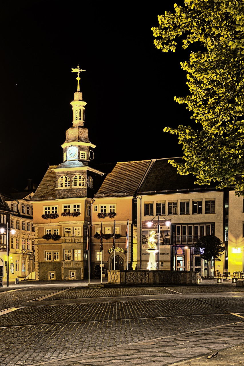 eisenach market town hall free photo