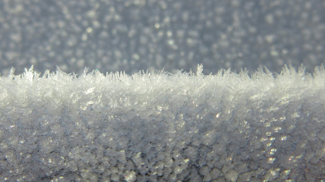 eiskristalle ice hoarfrost free photo