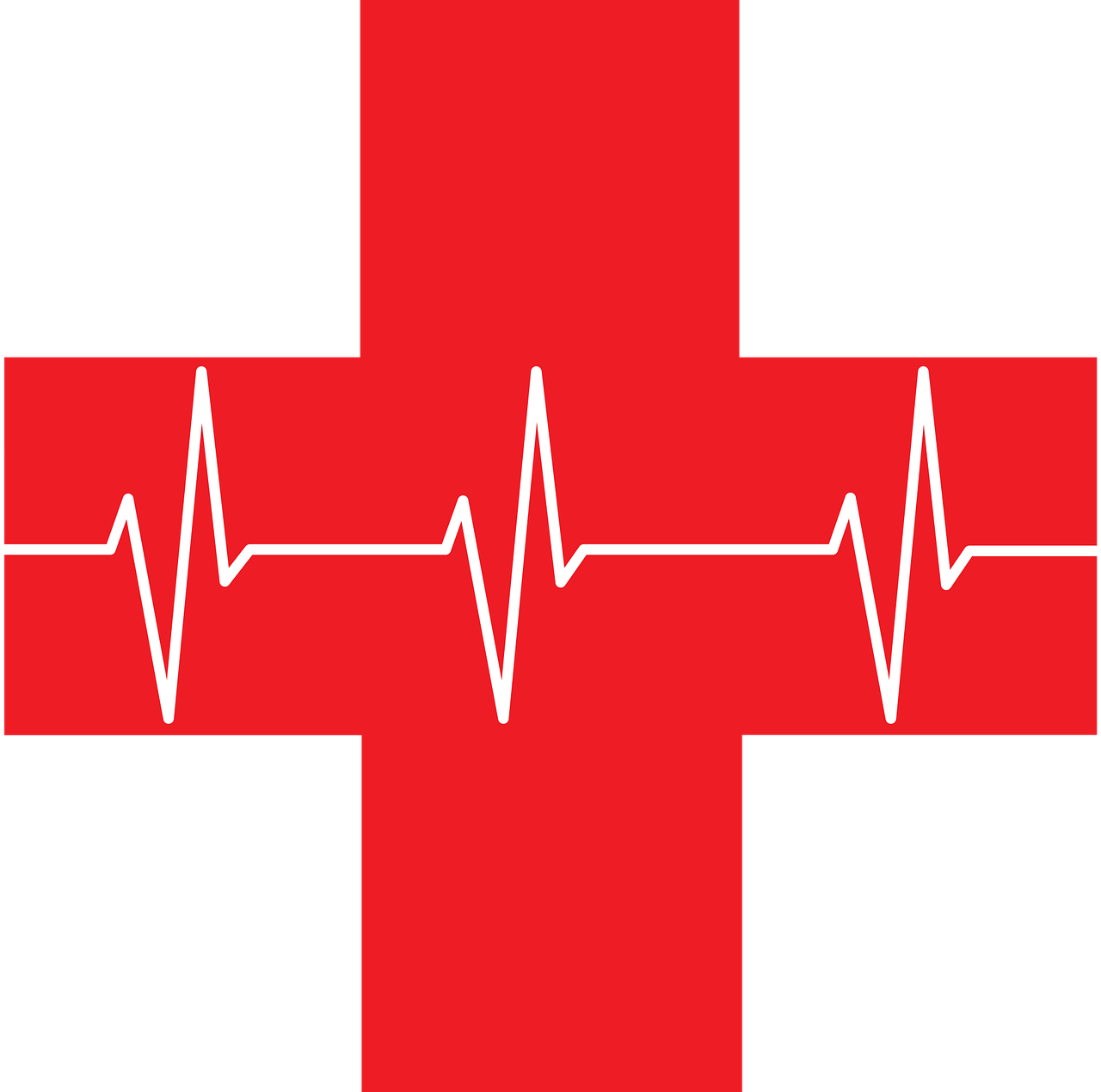 ekg  red cross  first aid free photo