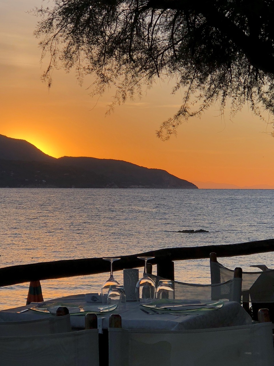 elba  island  sunset free photo