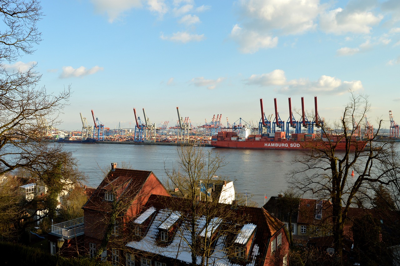 elbe hamburg port free photo