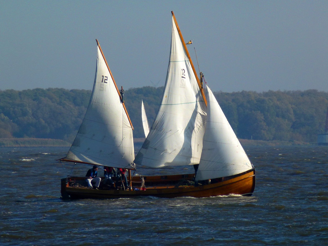 elbe maritime sailing vessel free photo