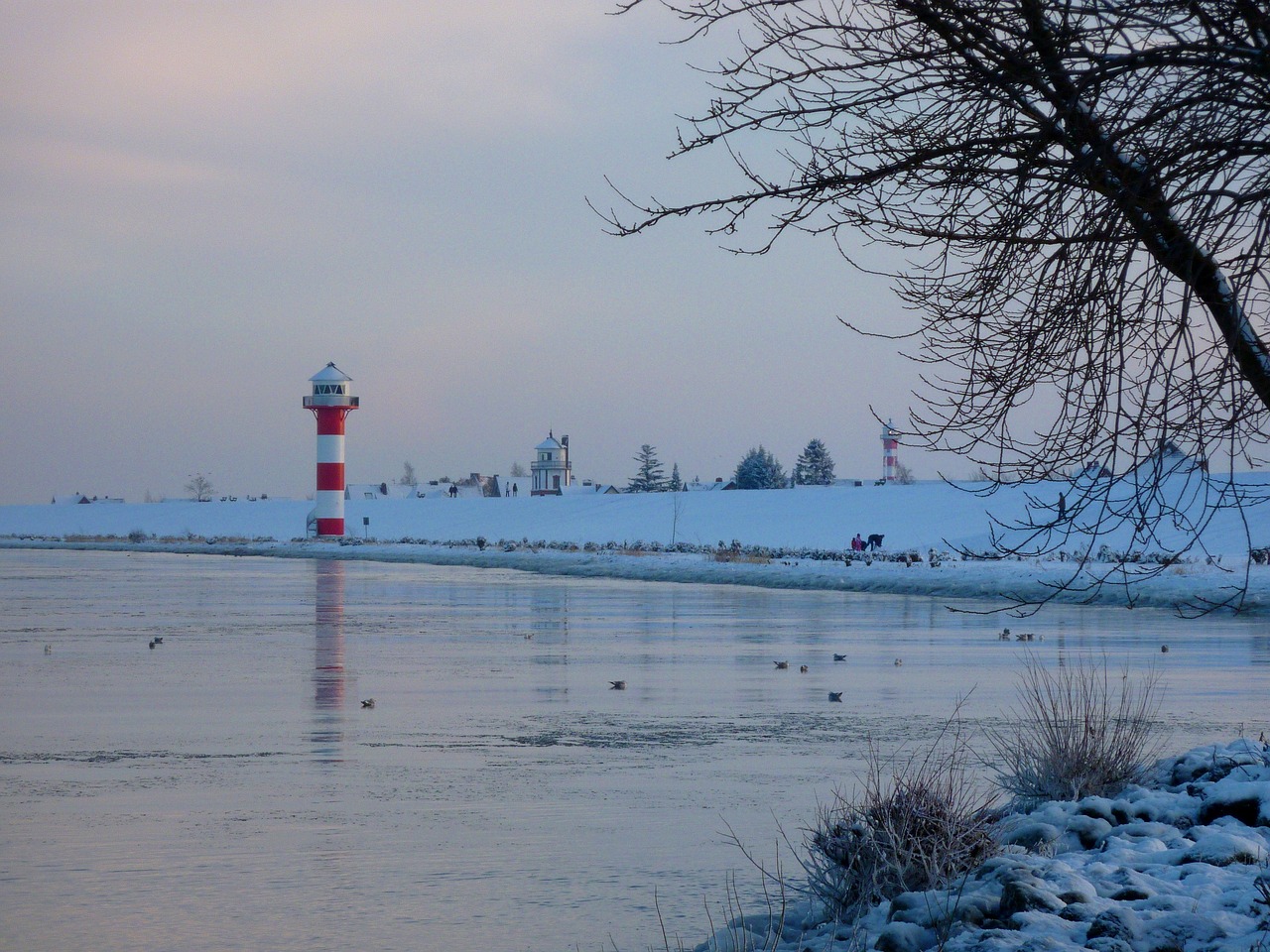 elbe seafaring daymark free photo