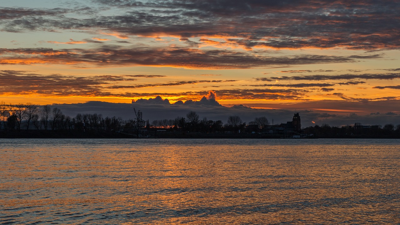 elbe hamburg elbe beach free photo