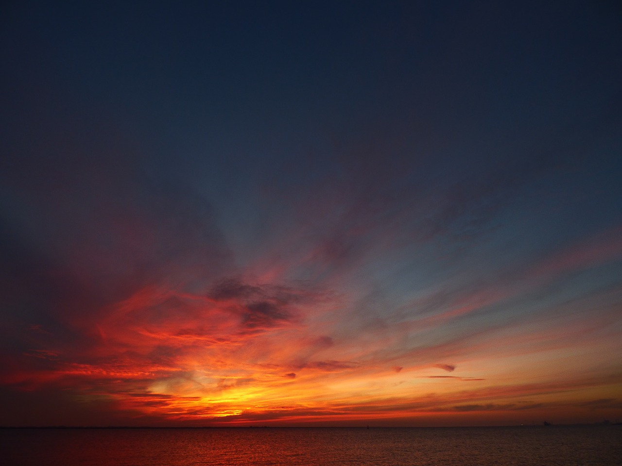 elbe elbe beach sunset free photo