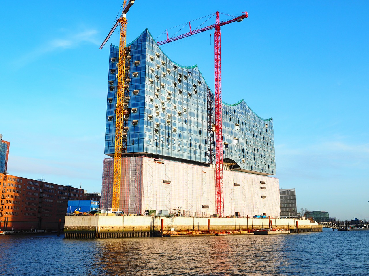 Elbe philharmonic hall,hamburg,landmark,harbour city,germany - free ...