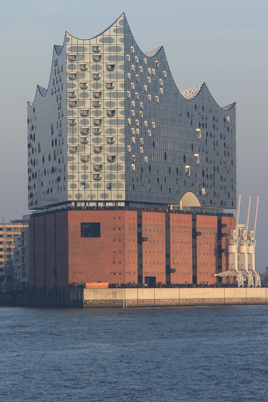 elbe philharmonic hall elbe hamburg free photo