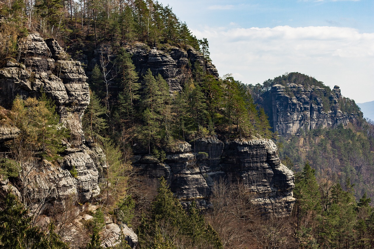 elbe sandstone  travel  mountains free photo