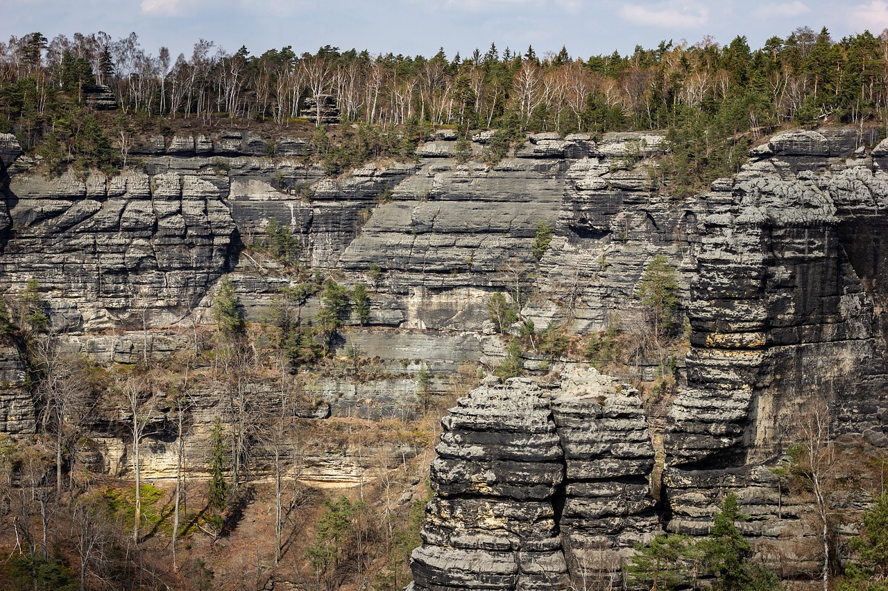 elbe sandstone  travel  nature free photo