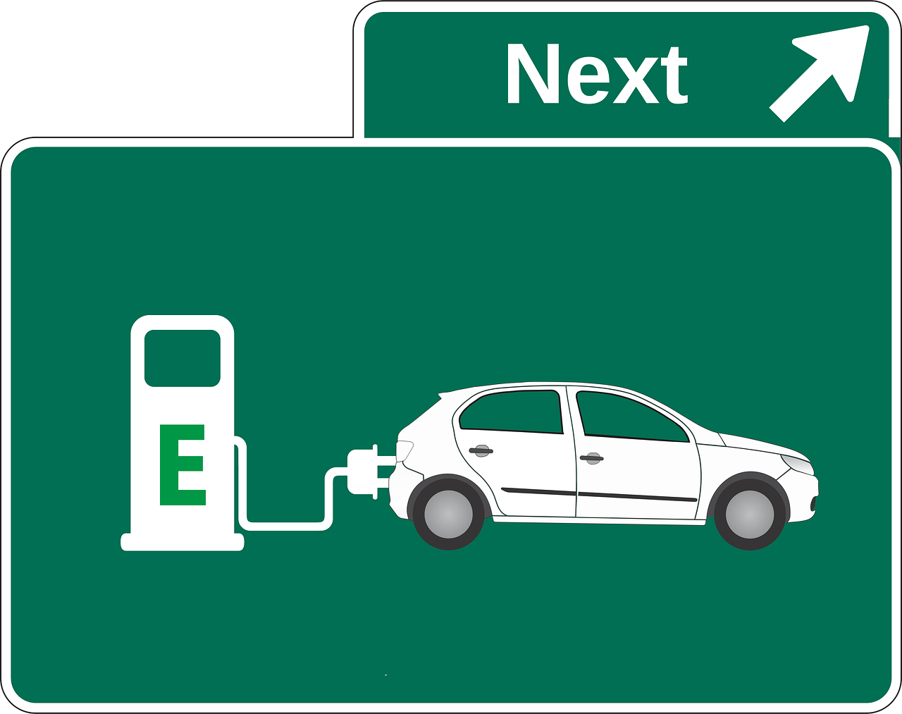 electric car petrol stations environment free photo