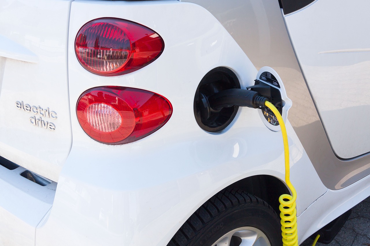 electric car refuel current free photo