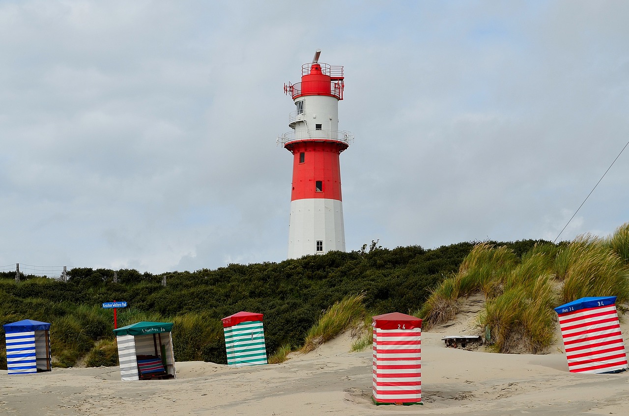 lighthouse daymark borkum free photo