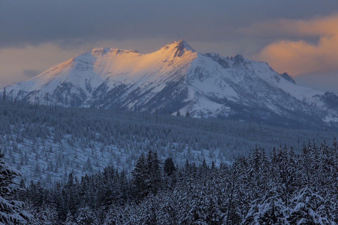 electric peak sunset twilight free photo