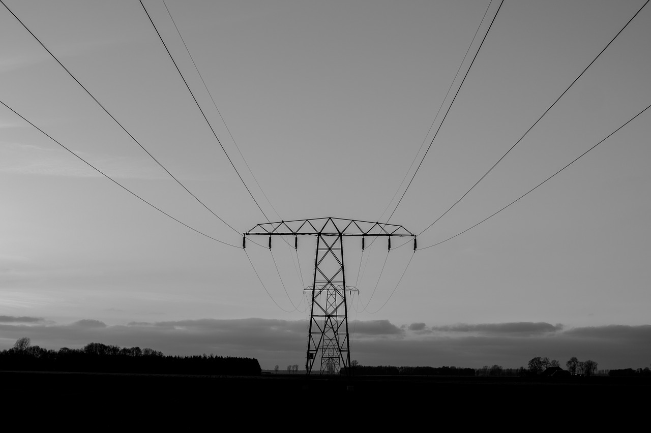 electricity pole pylon free photo