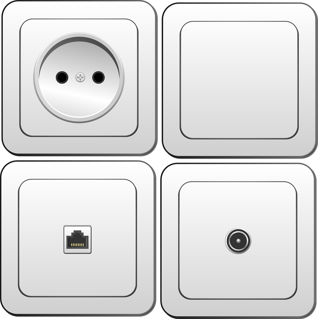 electronics switch plug socket free photo