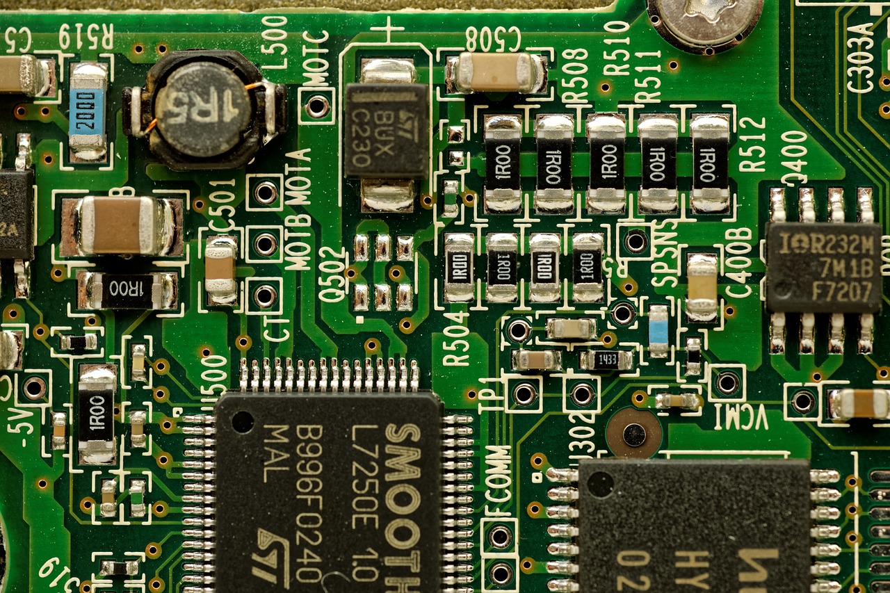 electronics component macro free photo