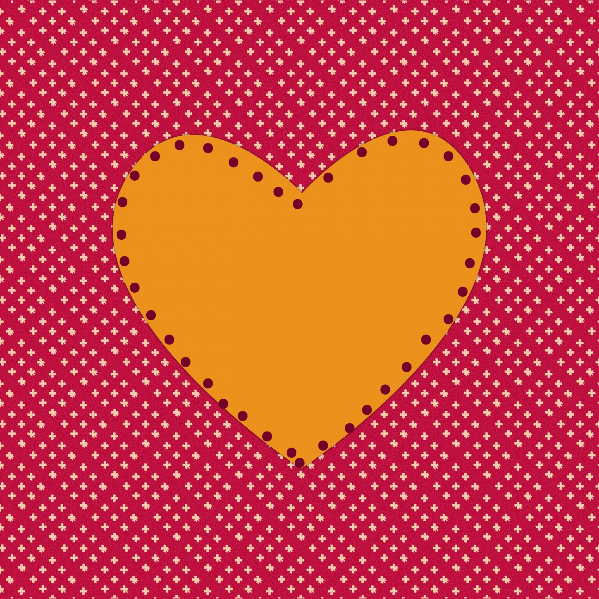 heart background card free photo