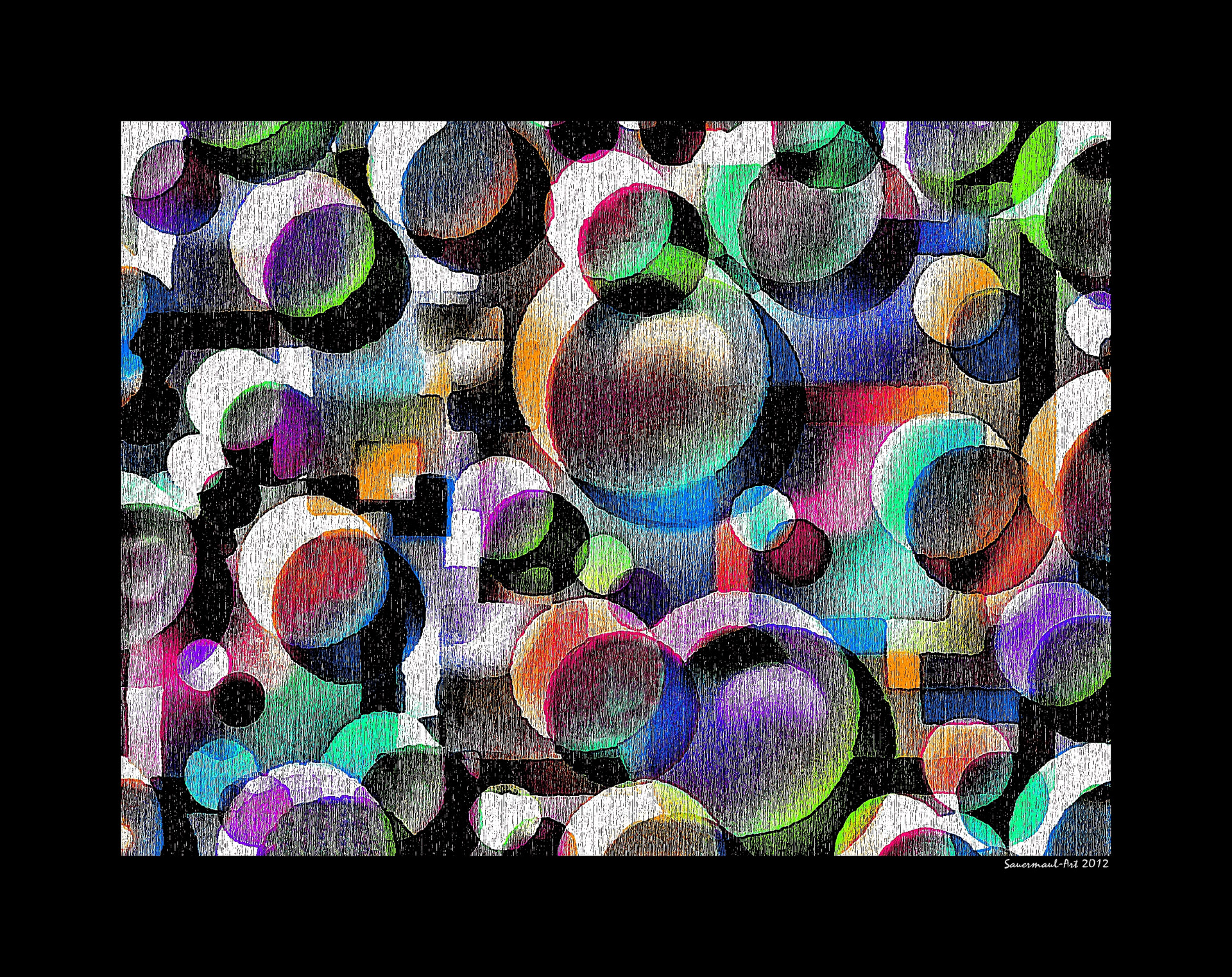 colorful circles abstract free photo