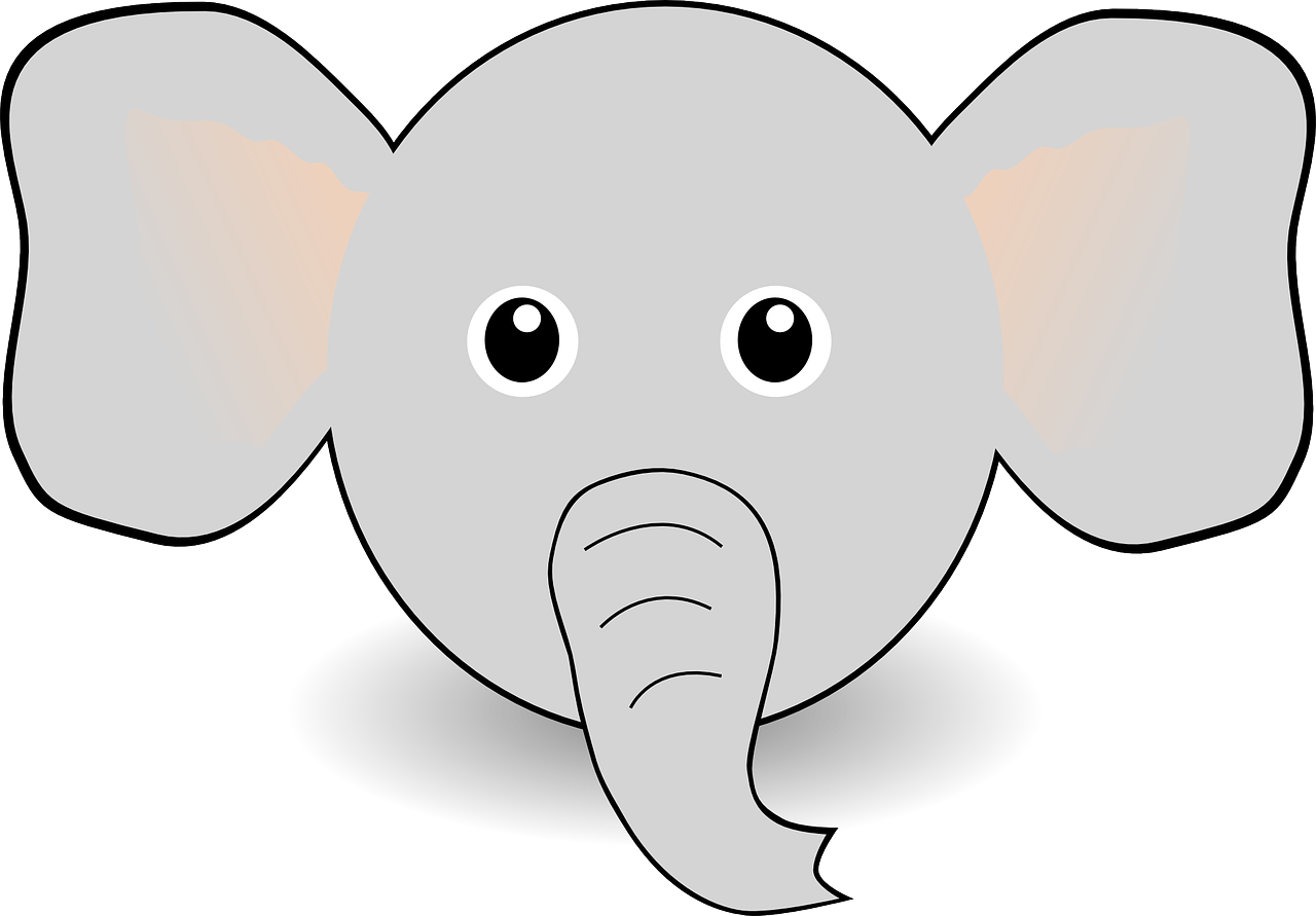 Elephant,trunk,animal,africa,cartoon - free image from needpix.com