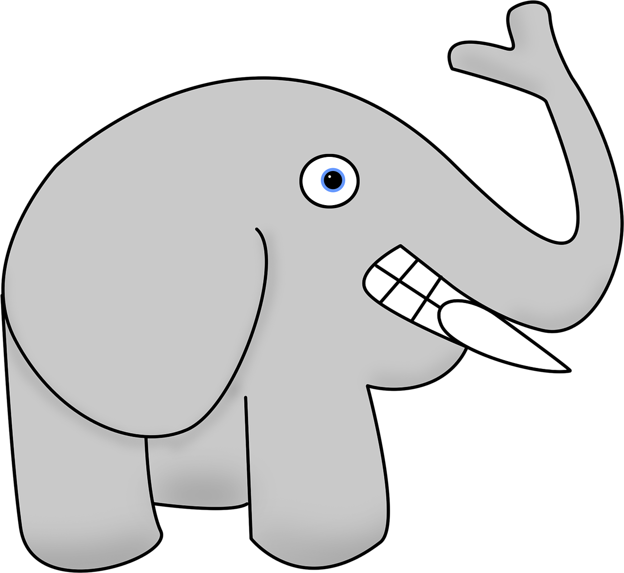 elephant cartoon animal free photo