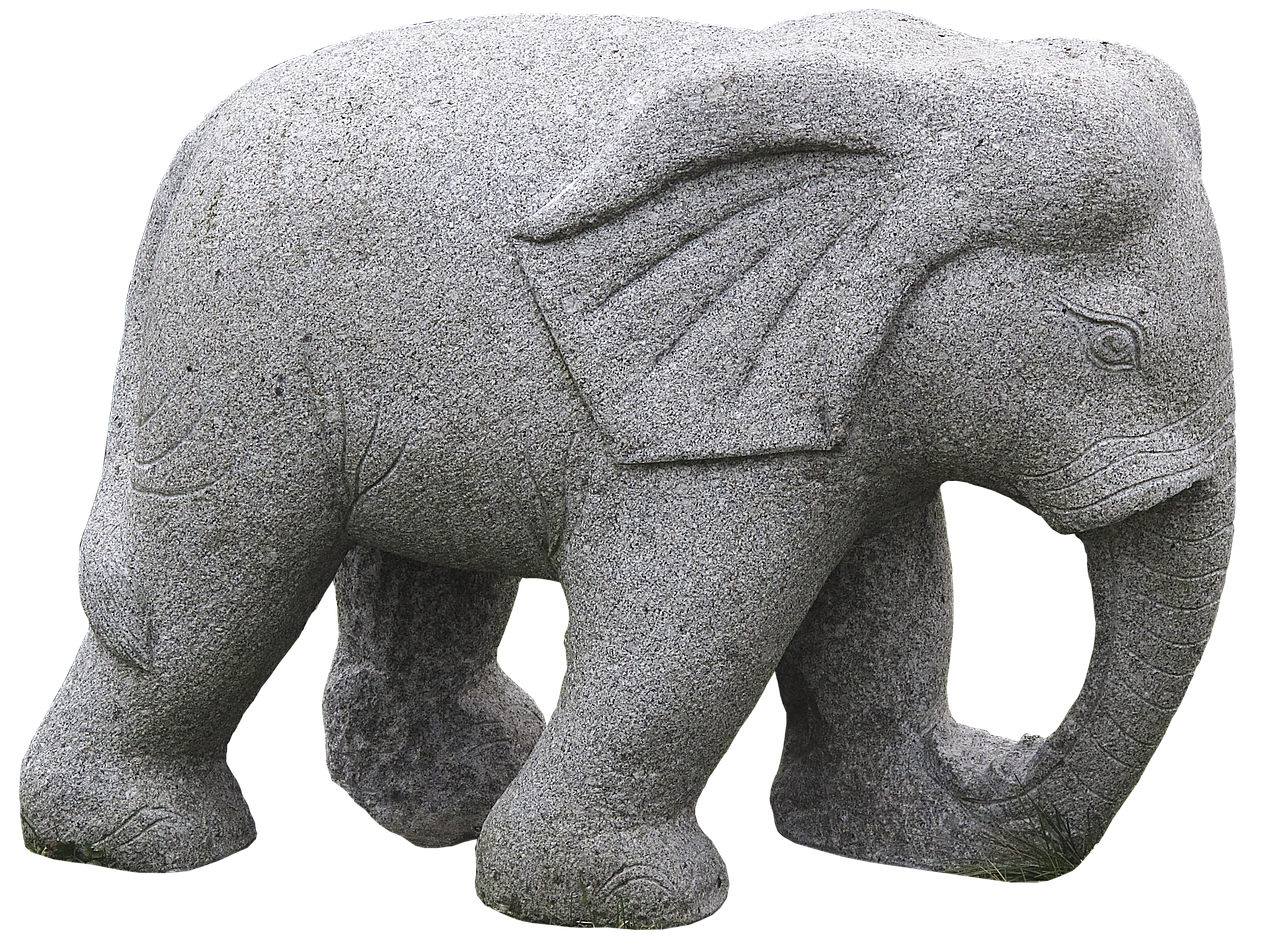 elephant stone figure sculpture free photo