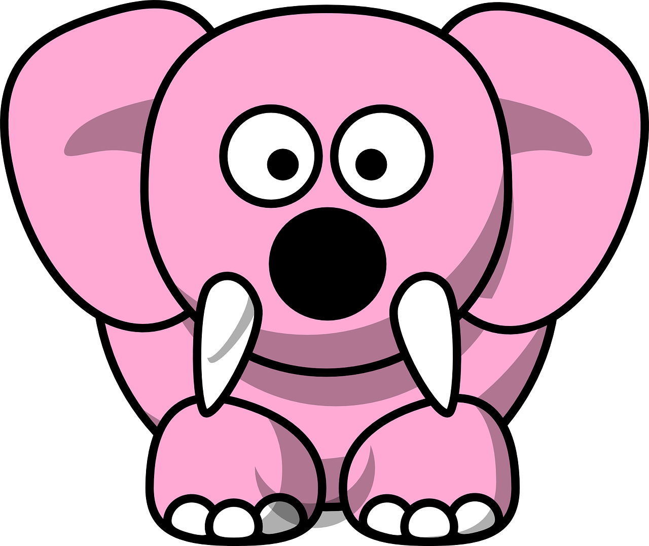 elephant cartoon cute free photo