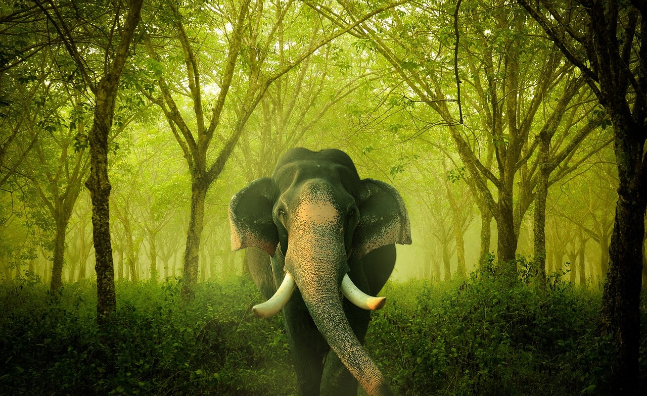 elephant indian asia free photo