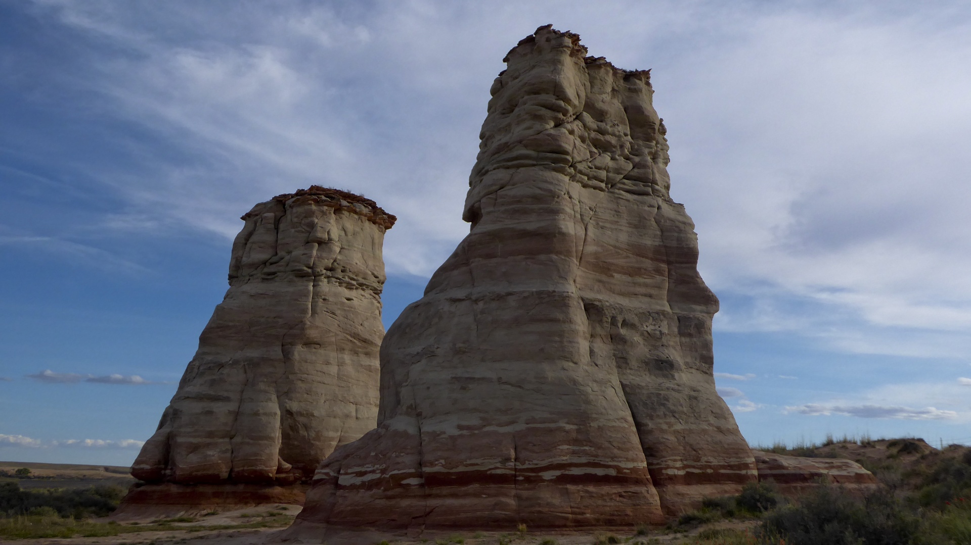 two rocks elephant feet free photo