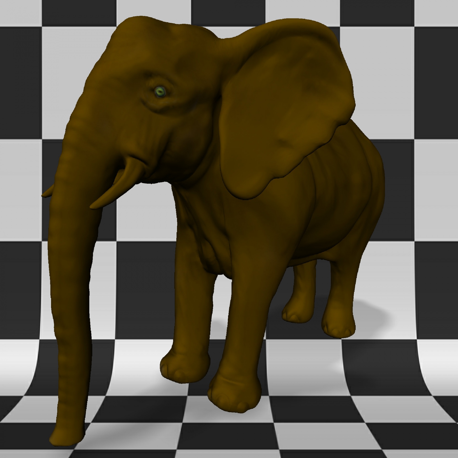 3d drawing elephant free photo