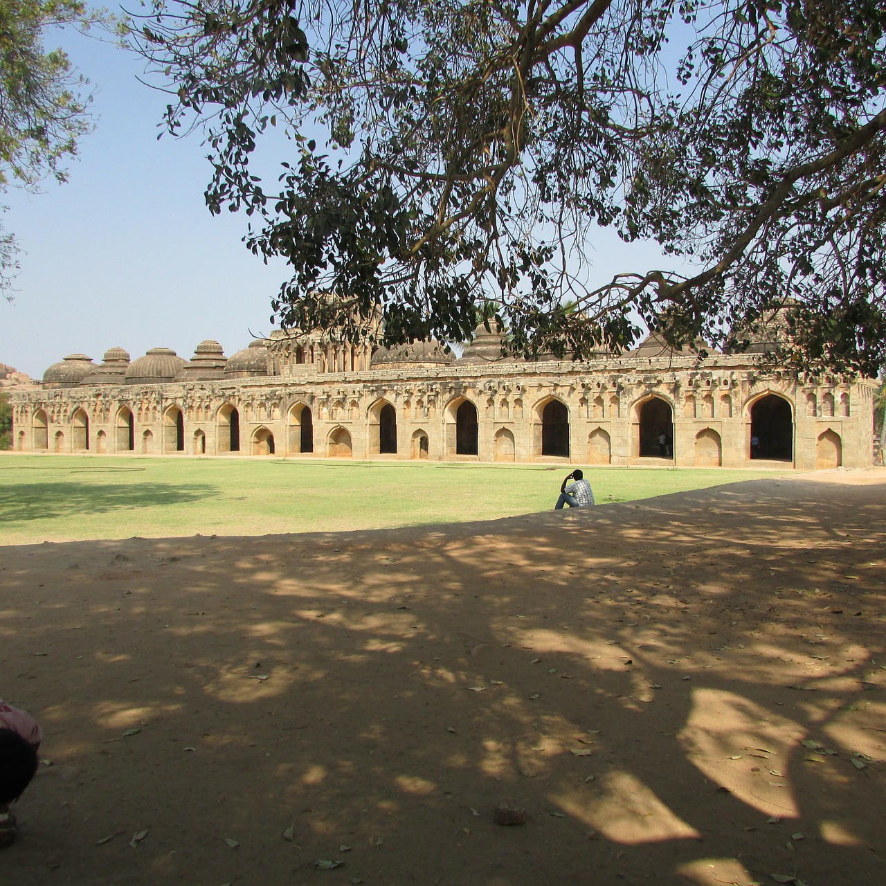 elephants stable vijayanagar empire hampi free photo