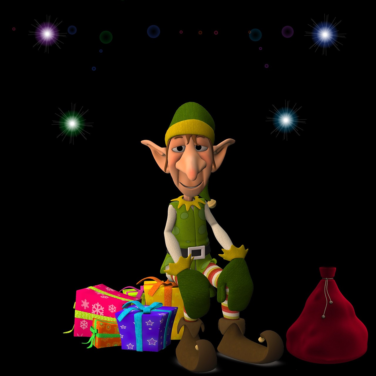 elf gift christmas free photo