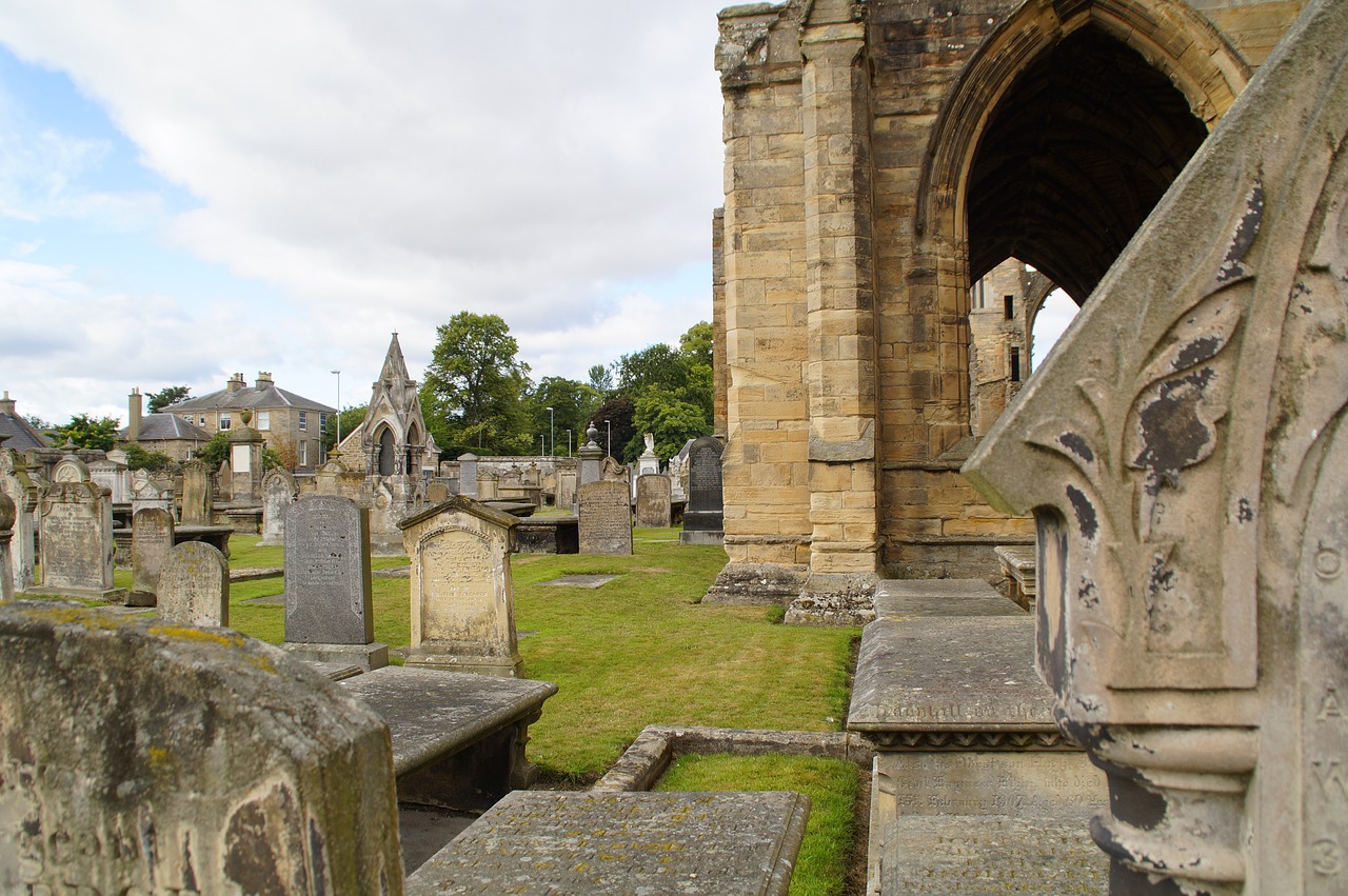 elgin  elgin cathedral  cemetery free photo