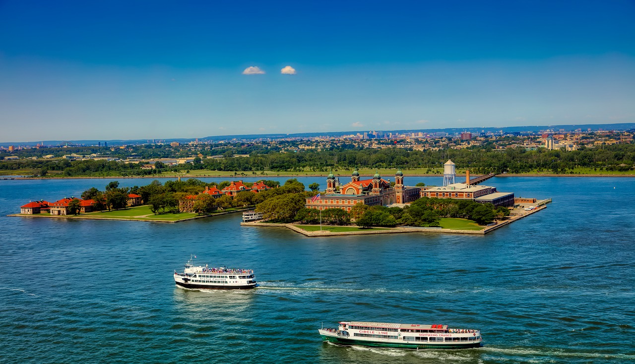 ellis island  america  new york free photo