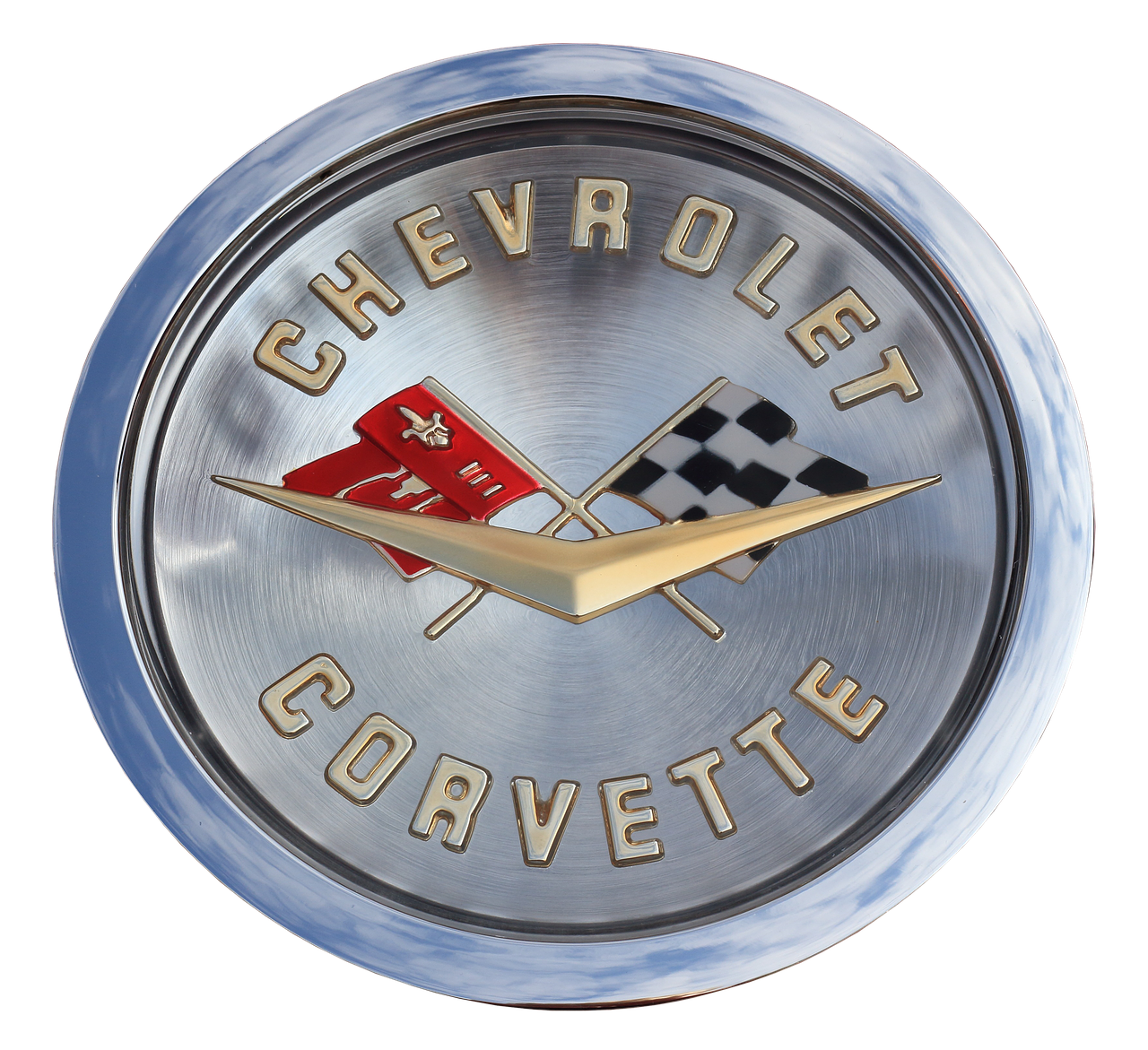 emblem chevrolet corvette free photo