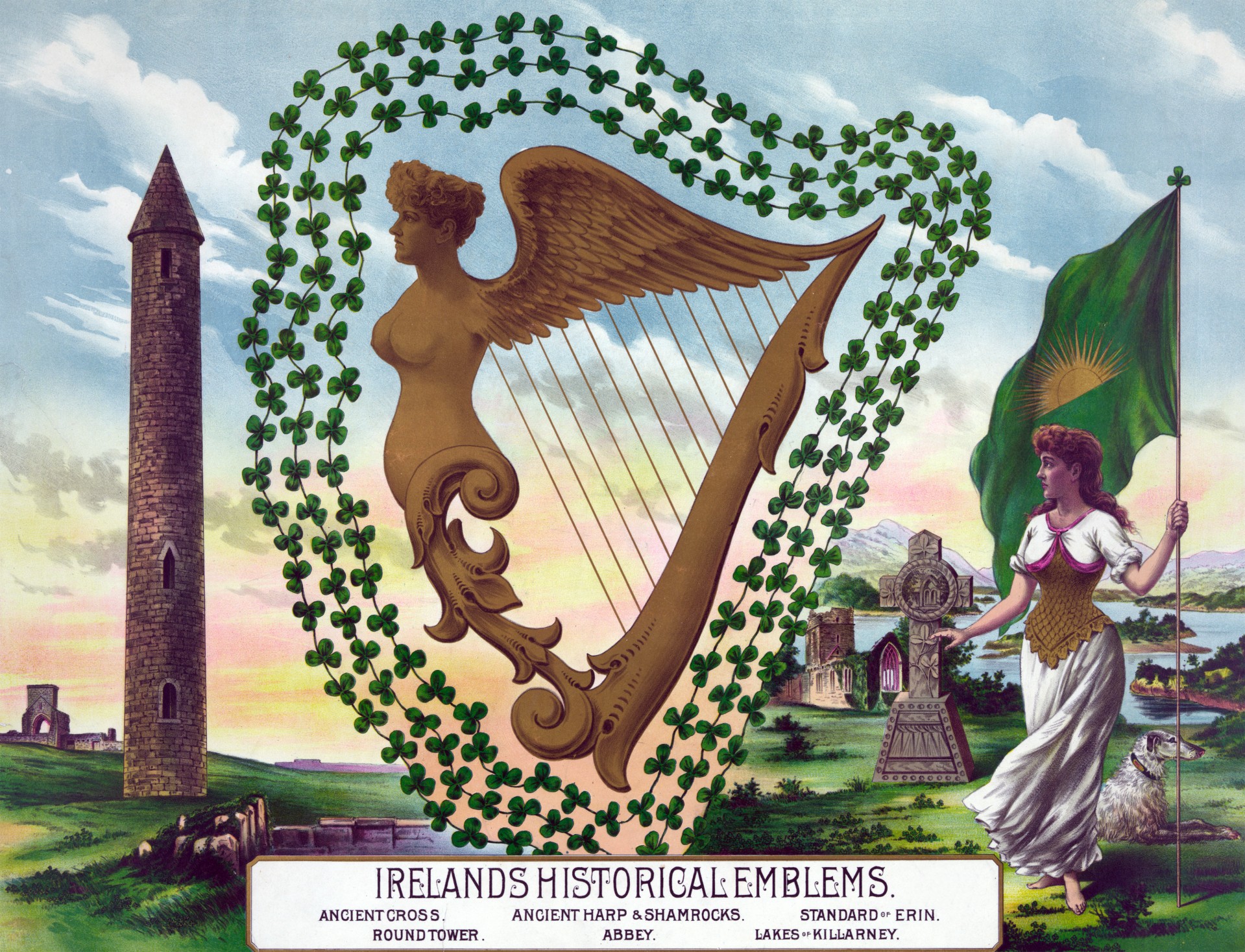 ireland historical emblem free photo