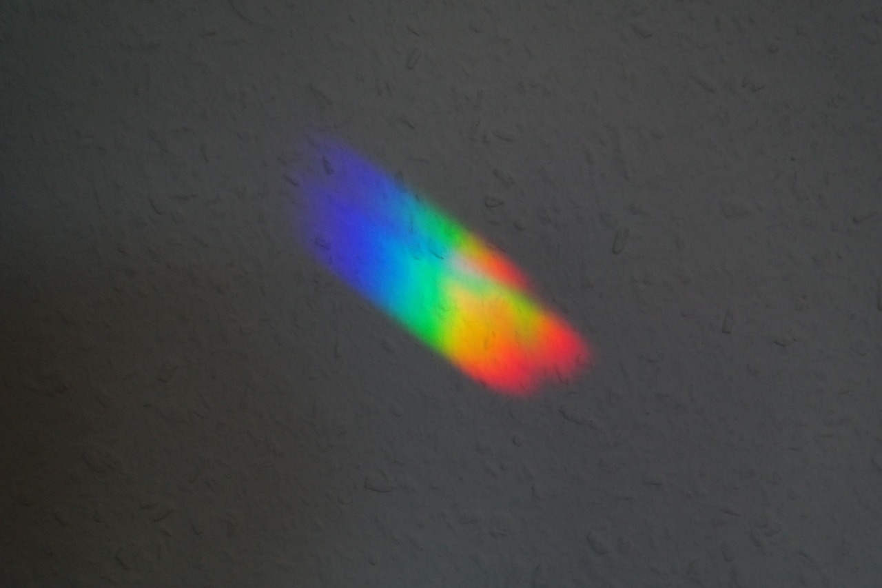 embroidery spectrum rainbow colors free photo