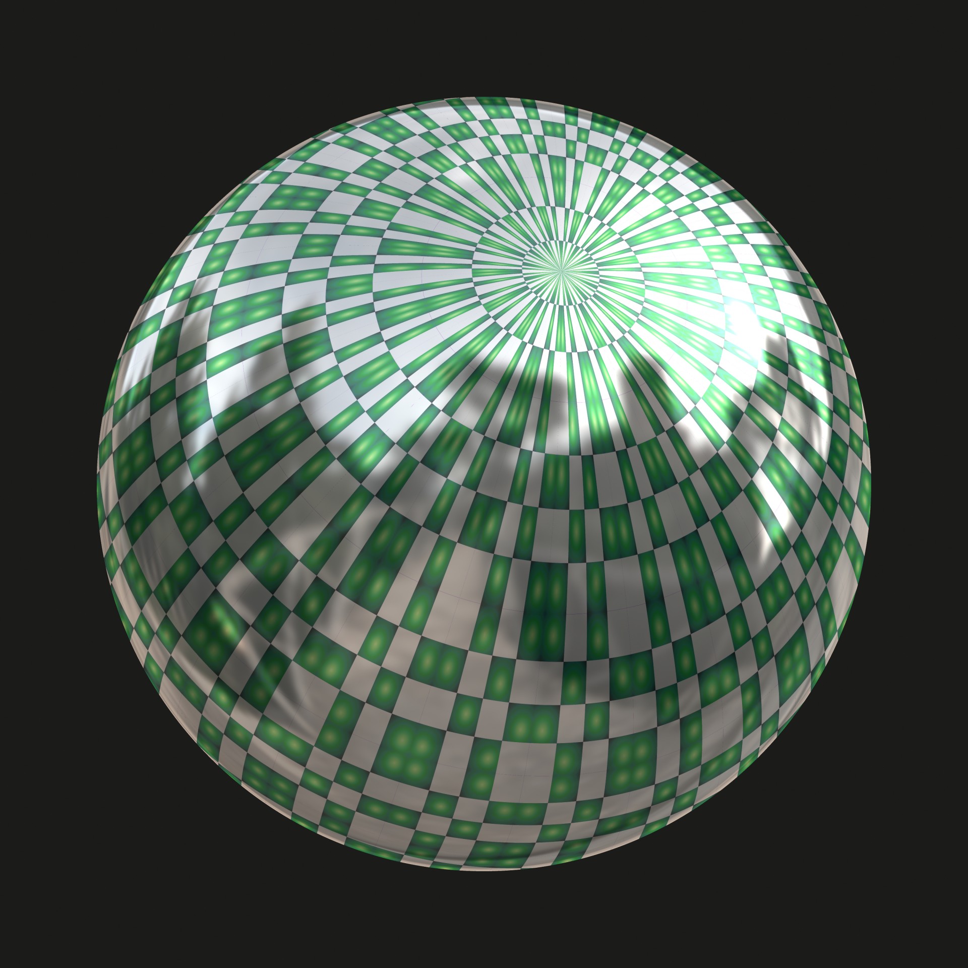 emerald sphere checkerboard free photo