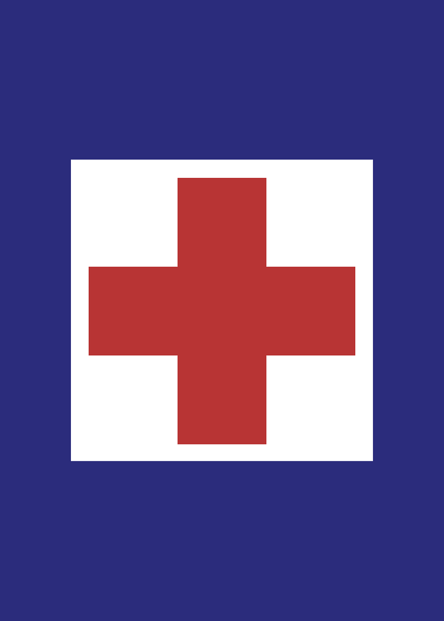 emergency medical care road sign free photo