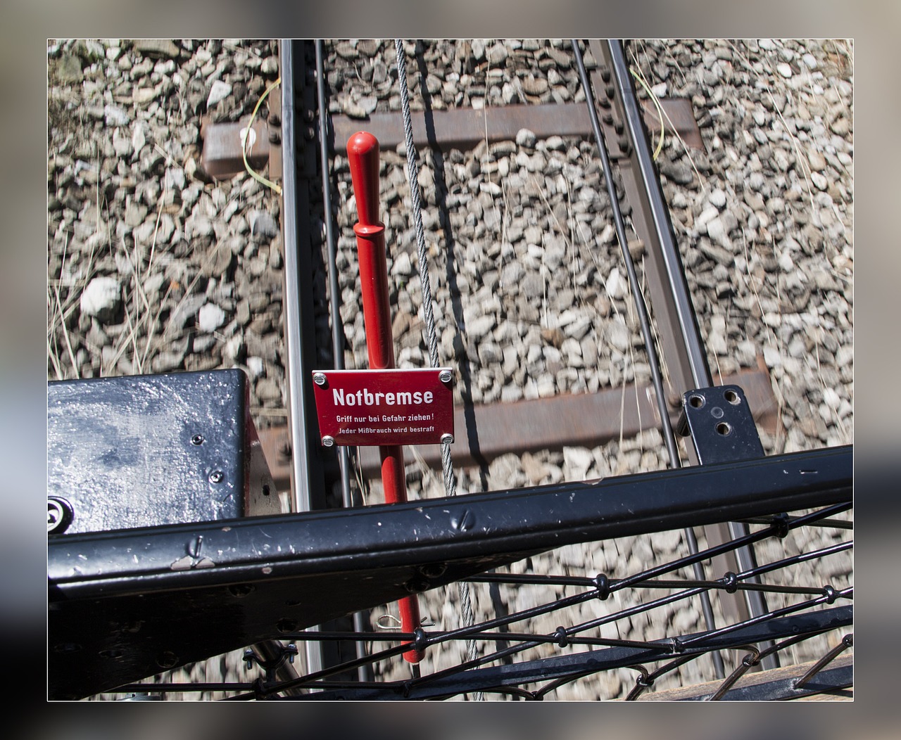 emergency brake stanserhornbahn rail free photo