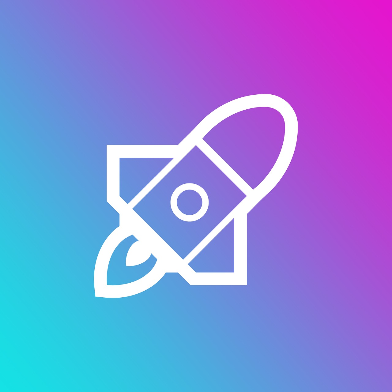 emoji gradient rocket free photo