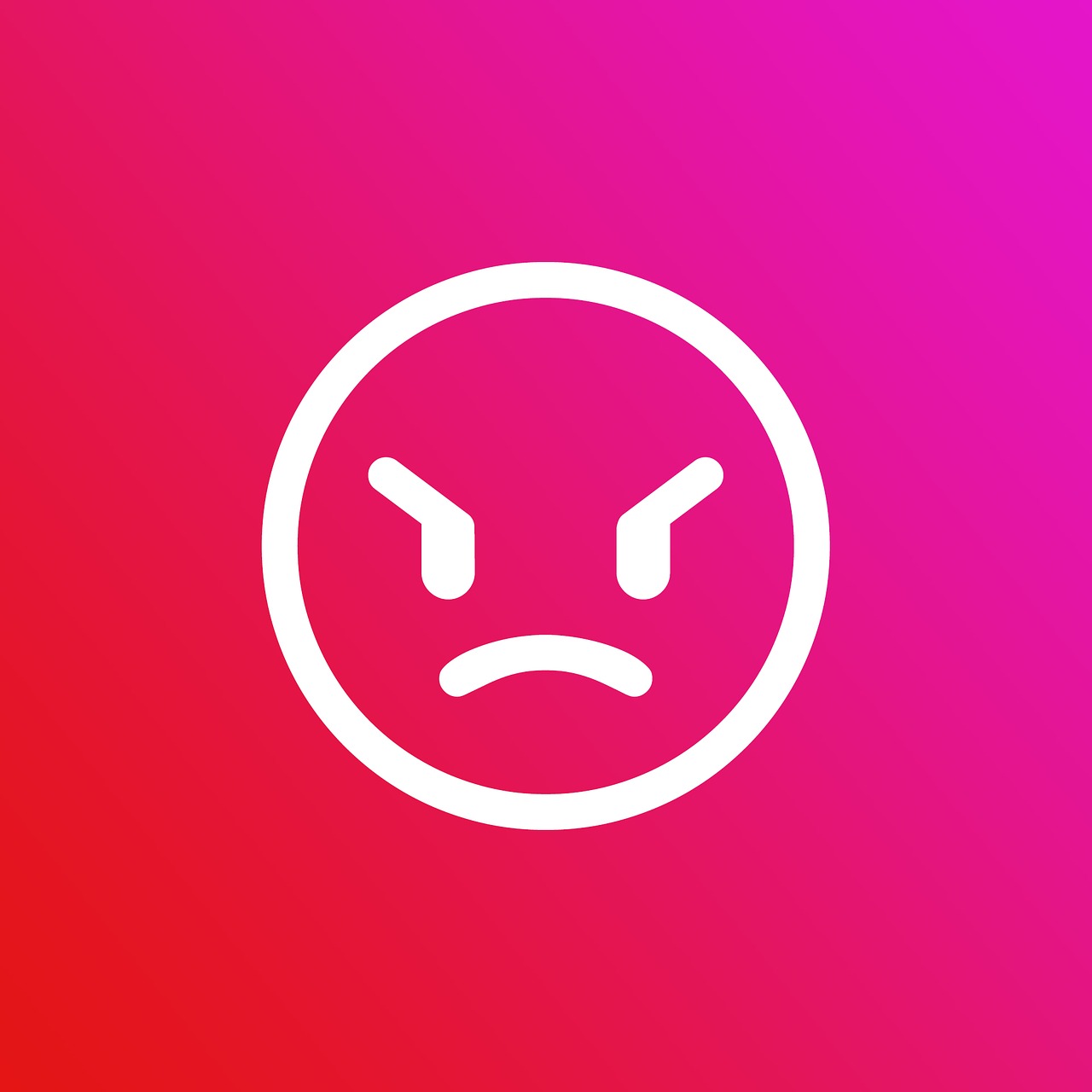 emoji gradient angry free photo