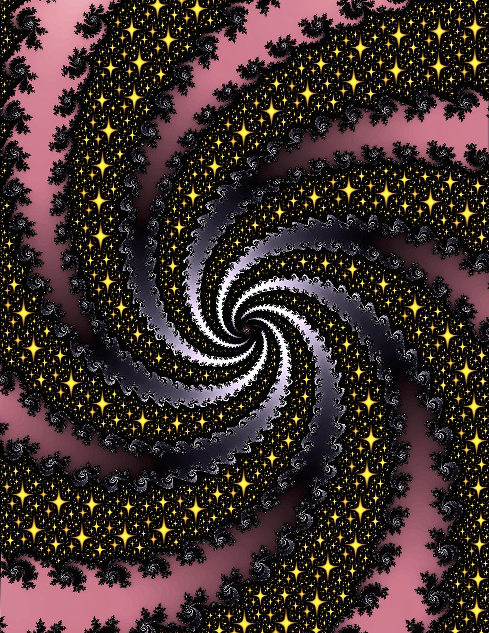 emoji spiral fractal free photo