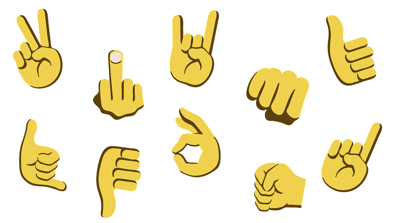 emojis hands symbols free photo