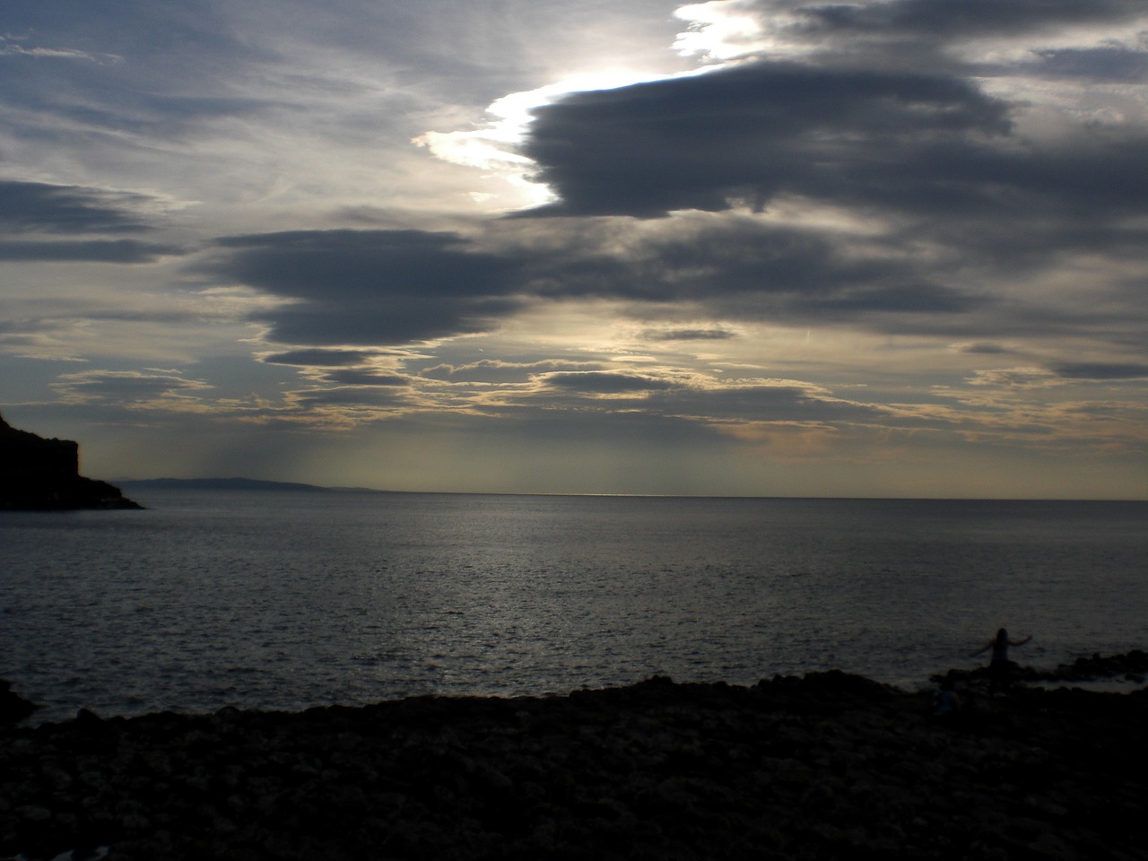 emotion sunset clouds free photo