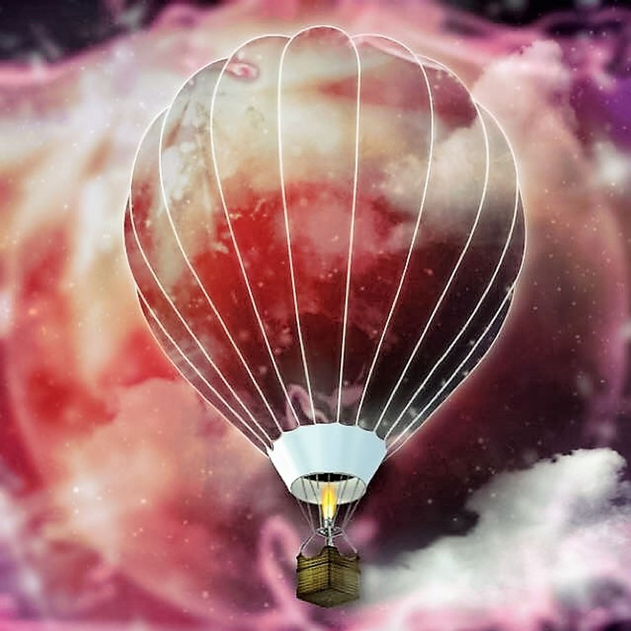 emotions hot air balloon background free photo