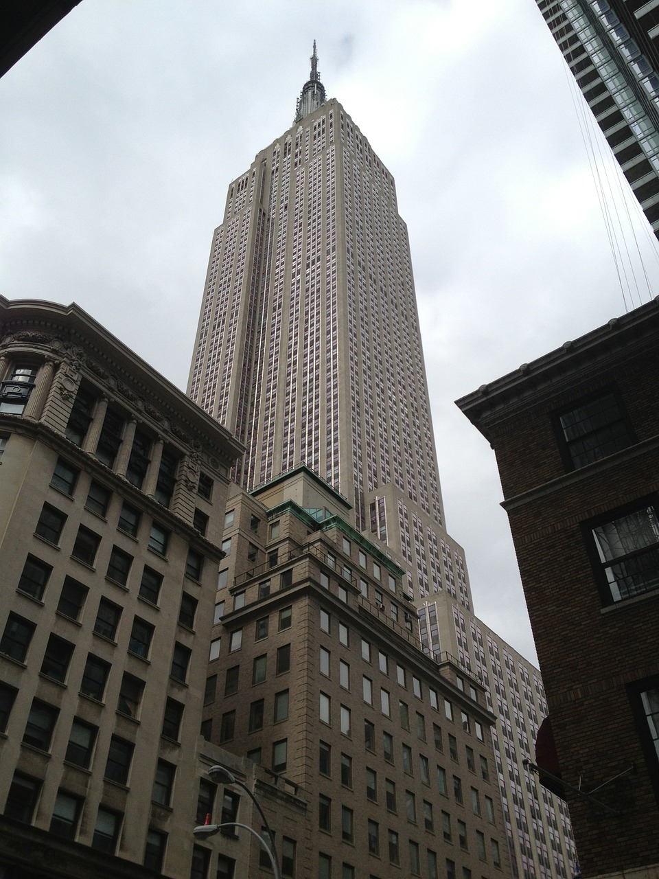 empire state building new york city architecture free photo