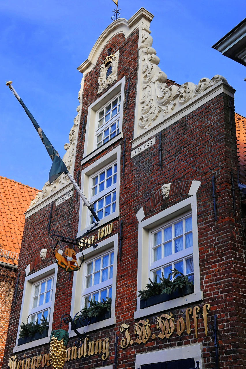 empty east frisia old town free photo