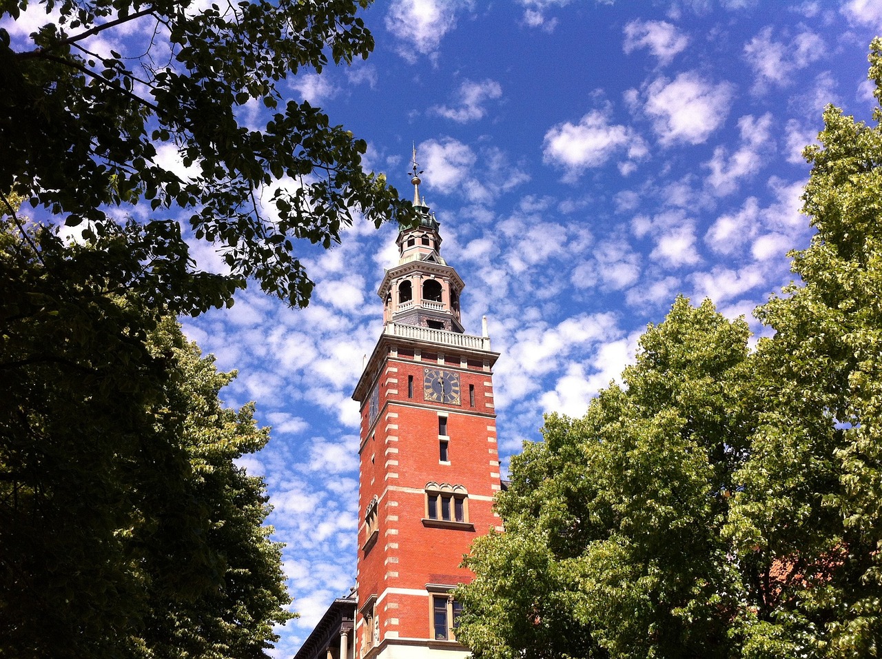 empty town hall tower free photo