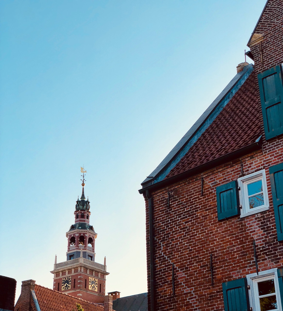 empty  east frisia  historic center free photo